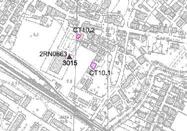 Cartografia punti di misura LEGENDA Edifici oggetto di misurazione CAMPAGNE DI MONITORAGGIO 2001-2005 Sito di misura Descrizione punto di misura Data E (V/m) CT10.1 via Mameli, 16-18 28/10/2003 0.