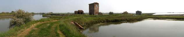 Vista panoramica delle Saline di