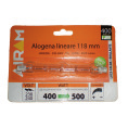 C LINERE ENERGY SVING R7s LMPDE IN CONFEZIONE LISTER 1 9 79 2 9 119» Lampada alogena dicroica.» Dispersione del calore verso la parte posteriore della lampada.» Confezione da un pezzo. 1.500 h POTENZ VOLT SE K CLSSE NUM.