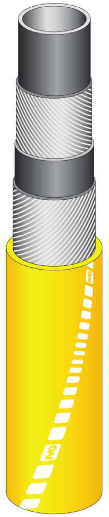 Multiform yellow code inside diameter outside diameter working pressure burst pressure weight nominal bending radius length max 16 CHEM mm inch mm inch bar psi bar psi kg/m lbs/ft mm inch m ft