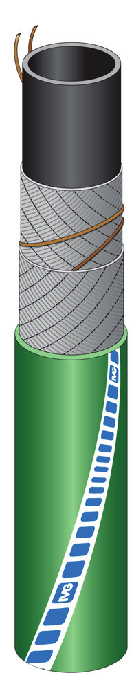 Supertop pe-x code inside diameter outside diameter working pressure burst pressure weight nominal length max 16 CHEM mm inch mm inch bar psi bar psi kg/m lbs/ft m ft 1384082 13 1/2 21 0,83 10 150 40