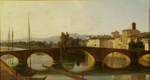 Fig. X: Ponte sull Arno, 1843, cm 25x47,5,