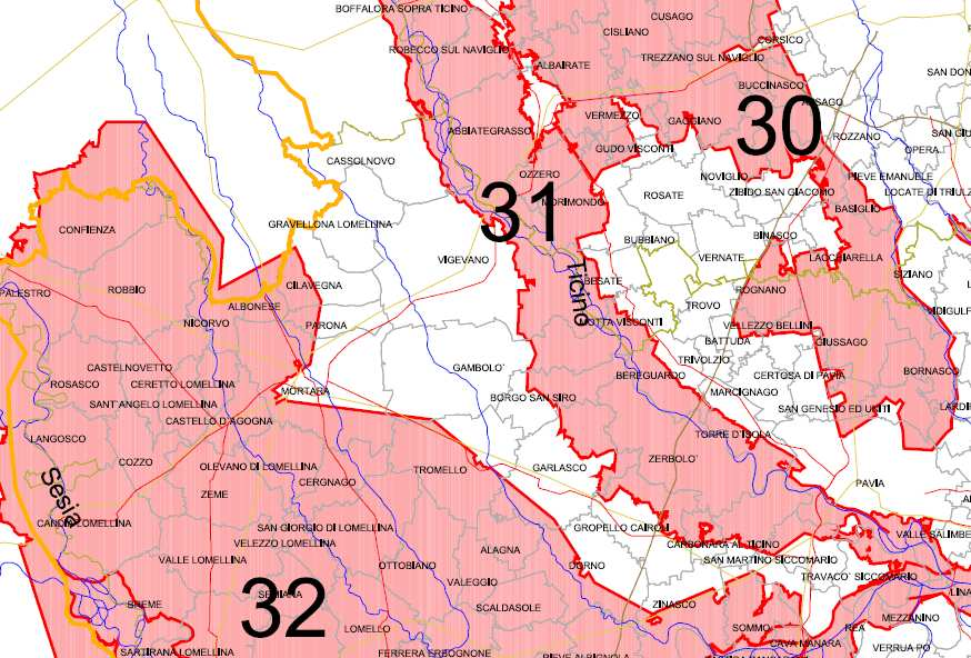 - mammiferi (per la conservazione dei quali risulta particolarmente importante anche il lembo sud-occidentale del territorio comunale; che ricade nell area dei Dossi della Lomellina); - processi