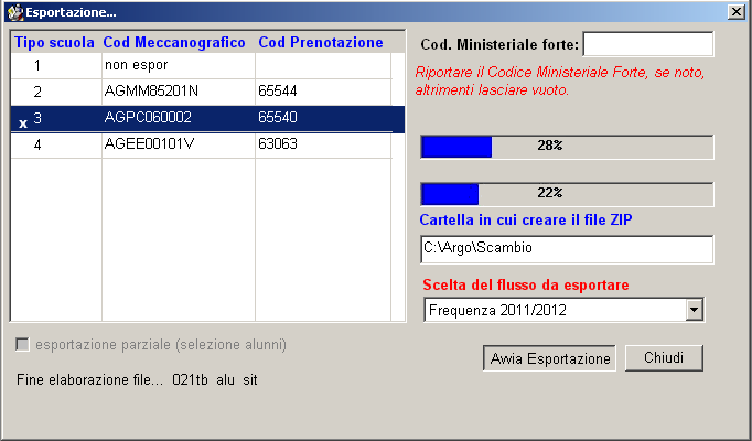 Si aprirà un pannello contenente l elenco dei Corsi gestiti; basta scegliere quello desiderato e cliccare su OK.