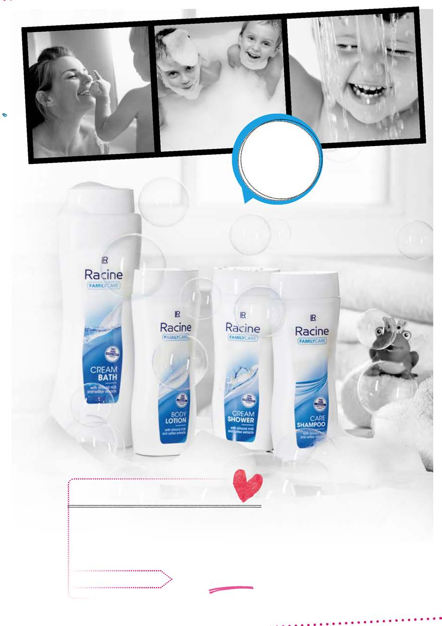 8 % RISPARMIO RISPARMIATE 10 Racine Family Set Bagno crema 500 ml Lozione corpo 250 ml