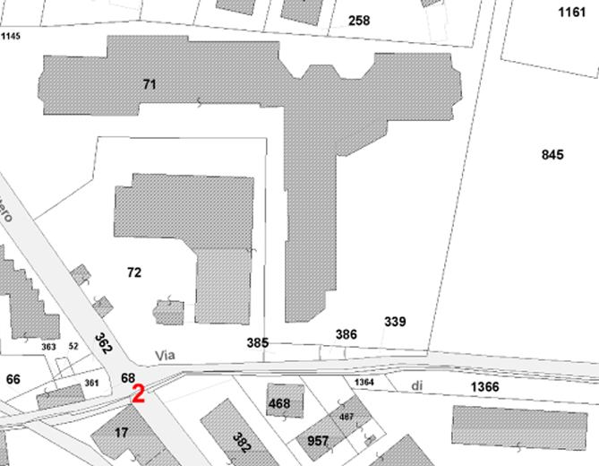 Area 4 Progettazione Manutenzione Ambiente Servizio Progettazione ESTRATTO CATASTALE FOGLIO