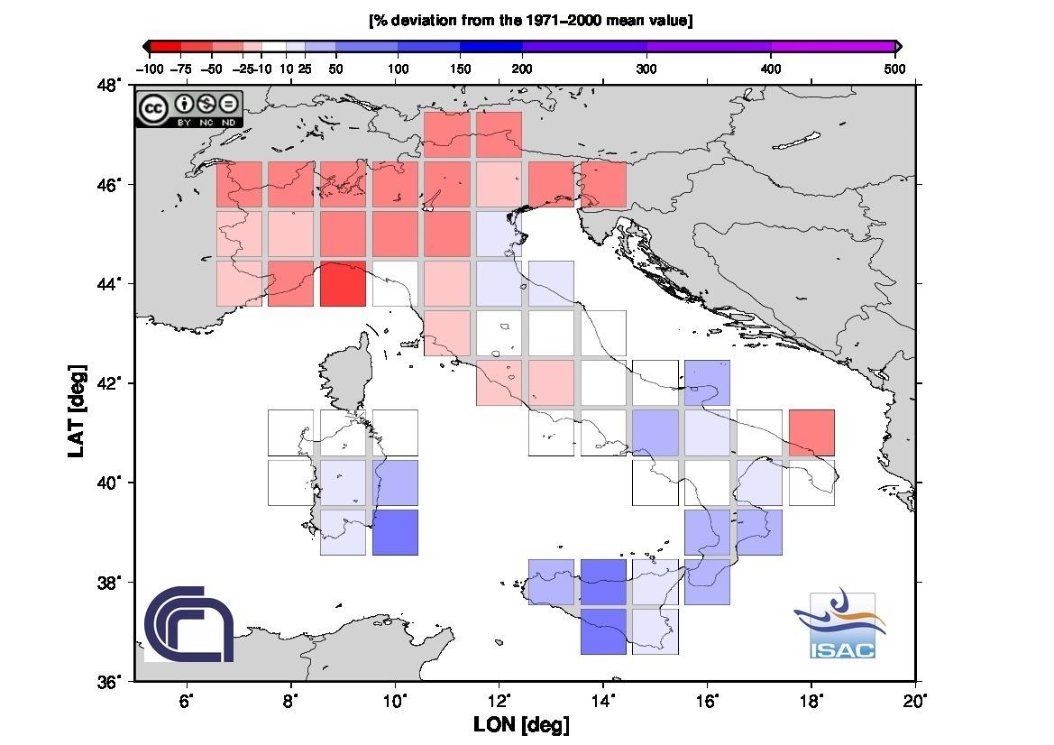 Cambiamento climatico Negli ultimi 20 anni la temperatura media annuale è aumentata di quasi 1 C Aumenta quindi la