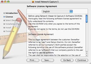 Installazione del software Installazione del software Per utilizzare la funzione Network Capture, è necessario installare il software sul computer in uso.