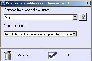 Aggiornamenti Modulo trasmittanza termica include il contributo di tende e schermature solari