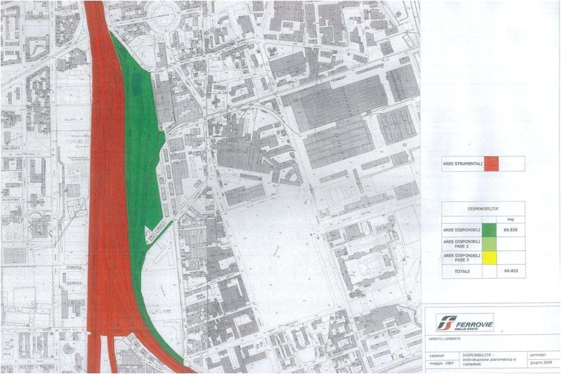 SCALO LAMBRATE: DISMISSIONI AREE FERROVIARIE