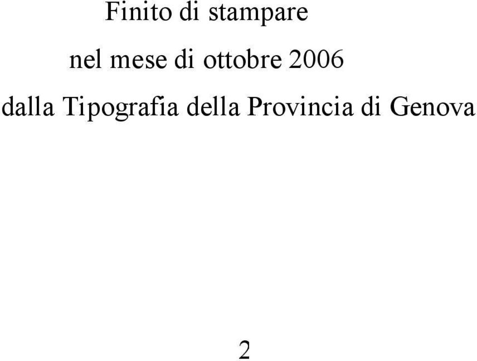 dalla Tipografia della