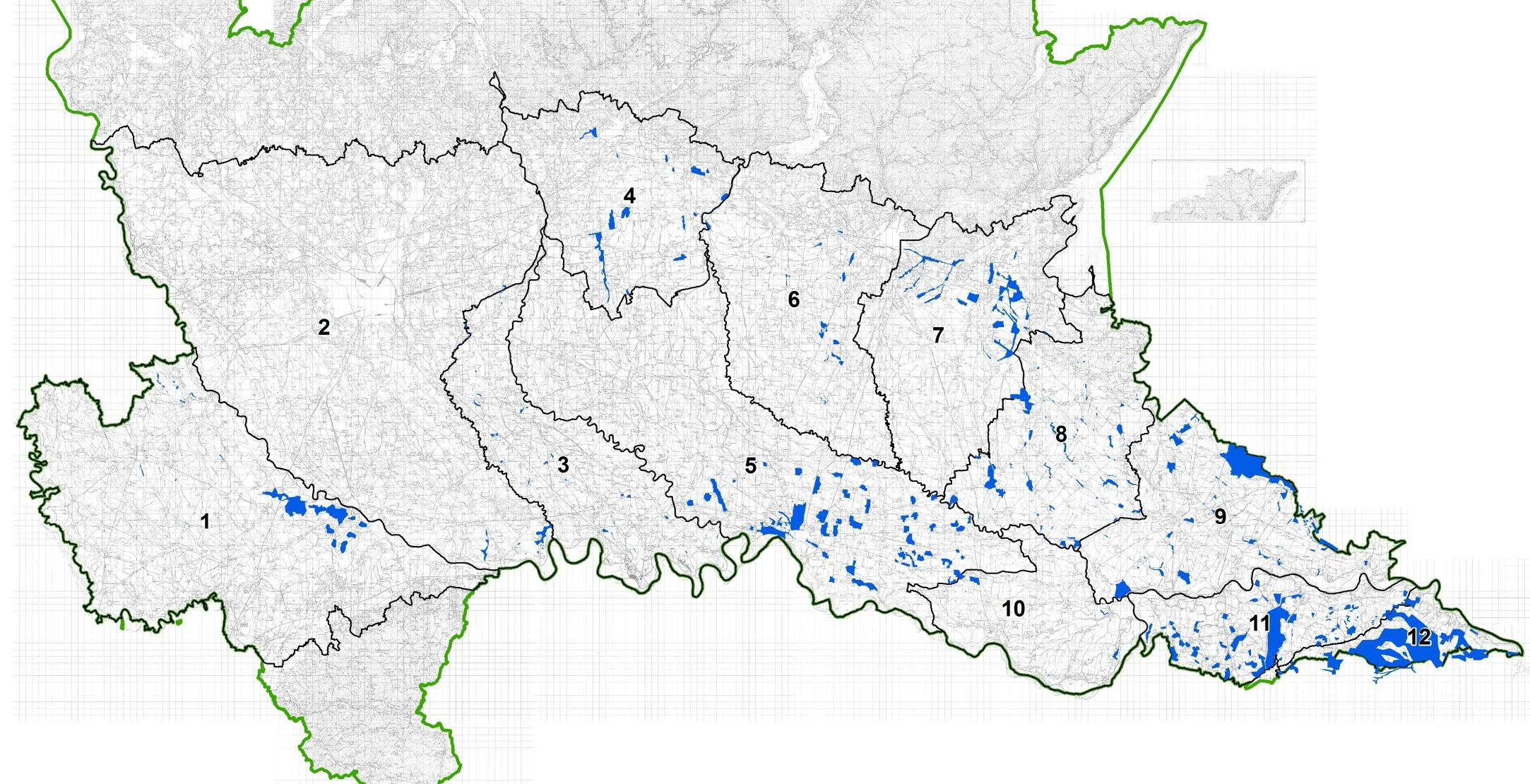 Mappatura della pericolosità di alluvioni del reticolo