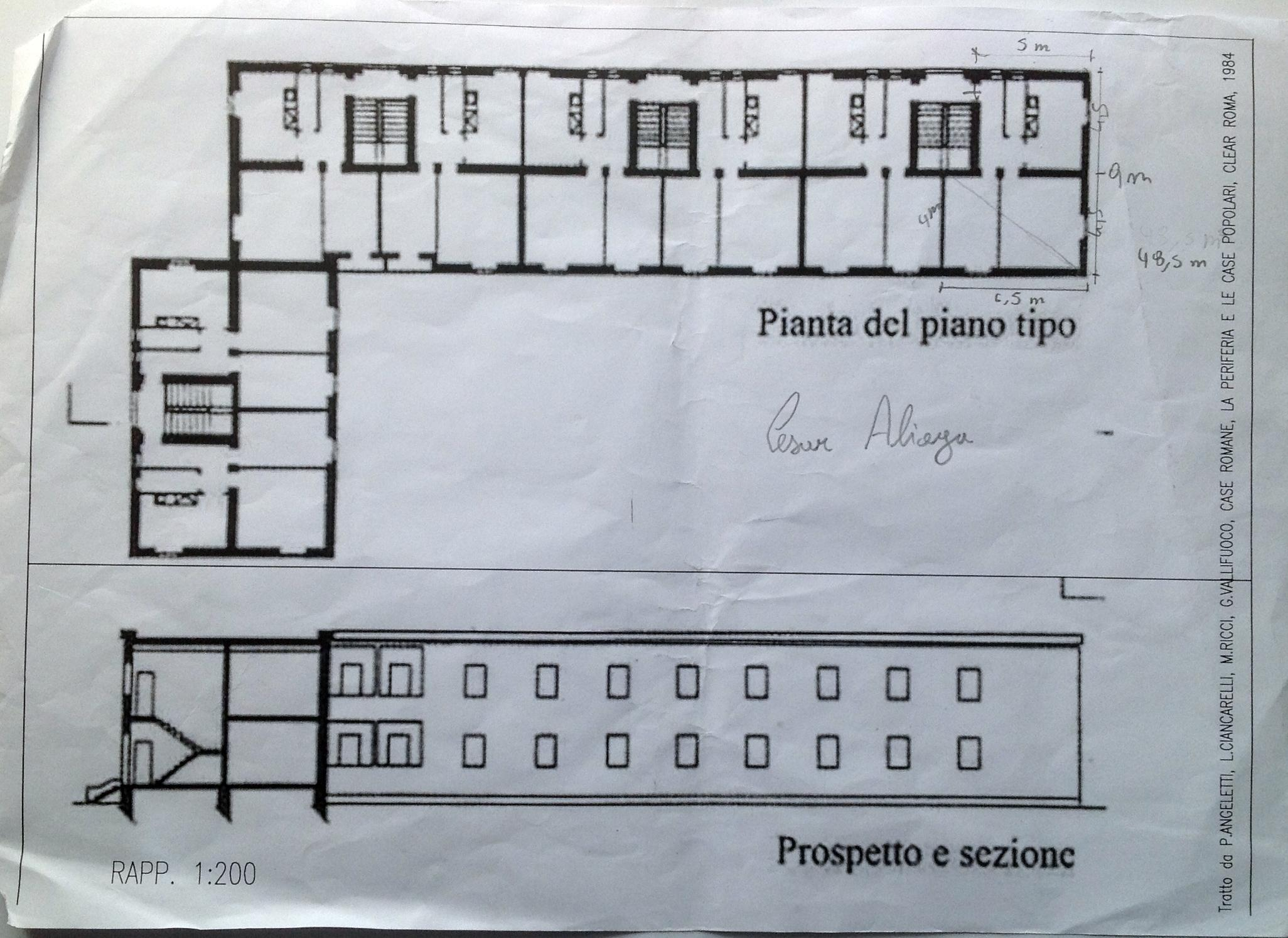 7 Gli alloggi Analisi e confronto delle diverse tipologie di alloggi: quello della casa a torre e quelli della due