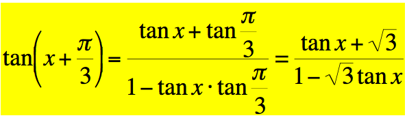 Formule di addizione e