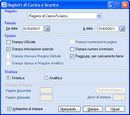 Stampa Libro IVA Tramite l opzione stampa margini complessivi (presente nella tabella azienda Registri IVA) è possibile accodare ai Registri IVA di tipo Vendite o Corrispettivi l annotazione dei