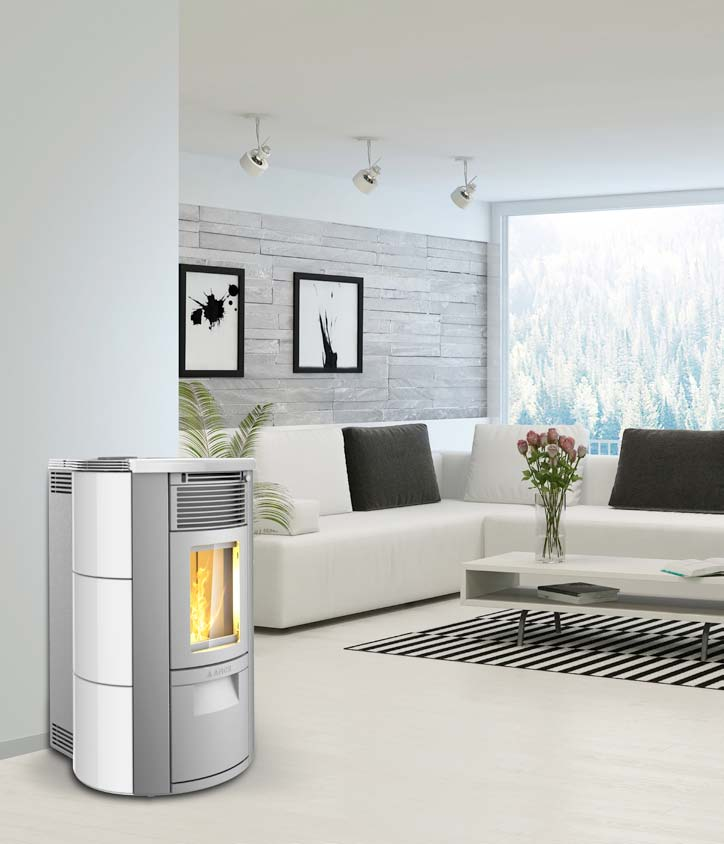 CIRCLE PLUS CANALIZZATA STUFA A PELLET ARIA CANALIZATION PELLET STOVE AIR CANALISATION POELE A GRANULE AIR CANALIZADA ESTUFA DE PELLET AIRE STUFE A PELLET ARIA PELLET STOVES AIR POELES A GRANULE AIR