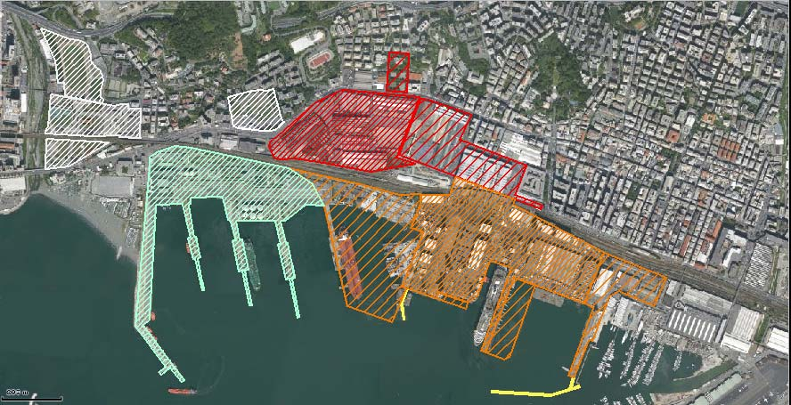 Grandi progetti: nodo di sviluppo Multedo Sestri Ovest Riconversione aree petrolchimiche Contrazione Porto Petroli Cantieristica navale Cantieristica navale -