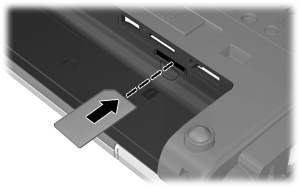 7. Inserire la scheda SIM nello slot SIM e spingere delicatamente la scheda nello slot fino al suo completo inserimento. 8. Installare nuovamente la batteria.
