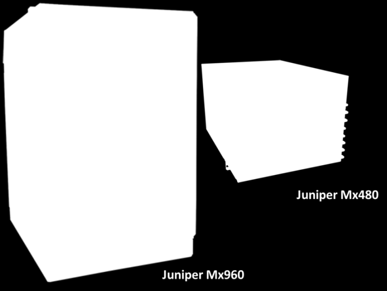 Figura 14: I router/switch della piattaforma Juniper MX960 e Mx480 A seguito dell estensione delle forniture di gara corrispondenti sono inoltre stati installati apparati trasmissivi e di routing