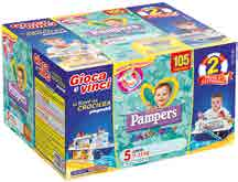 MUTANDINE PAMPERS EASY UP junior 14 pezzi o maxi 16 pezzi 6,99 MUTANDINE HUGGIES DRY NITES boys o girls, 10 pezzi 6,90 PANNOLINI CRESCENDO COOP PACCO DOPPIO midi 58 pezzi, maxi 52 pezzi o junior