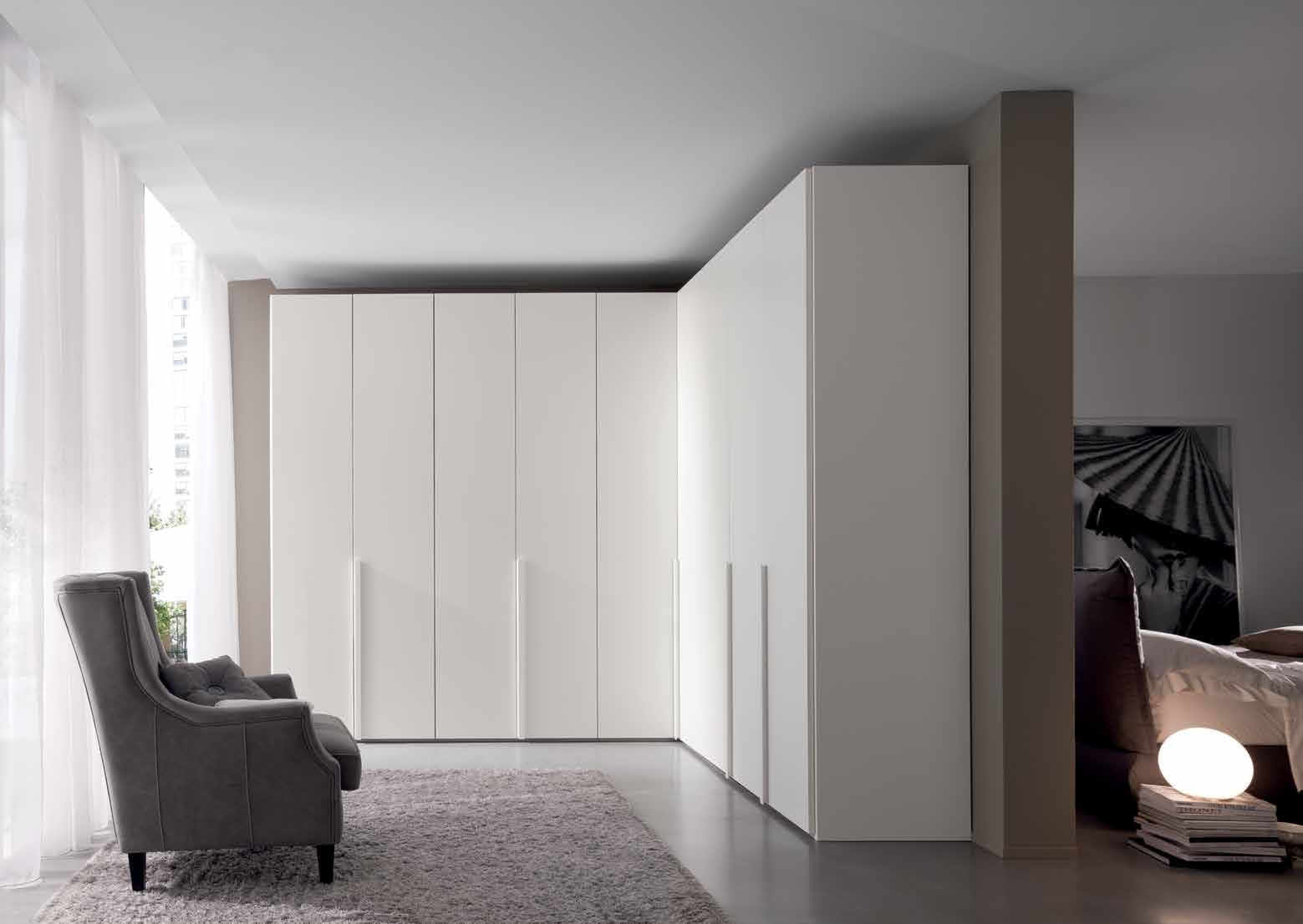 armadi battenti hinged door wardrobes acca 100 - armadio ad angolo corner