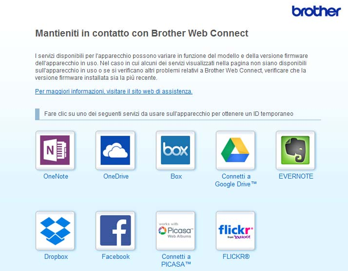 Introduzione Macintosh Se MFL-Pro Suite è già stato installato, fare doppio clic su Macintosh HD (Disco di avvio) > Applicazioni > Brother > Utilities > Brother Web Connect.