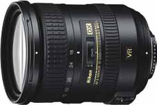 Accessibili obiettivi zoom standard con teleobiettivo AF-S NIKKOR 24-120 mm f/4g ED VR Questo versatile obiettivo zoom 5x garantisce un'ottima qualità dell immagine con qualsiasi apertura o lunghezza