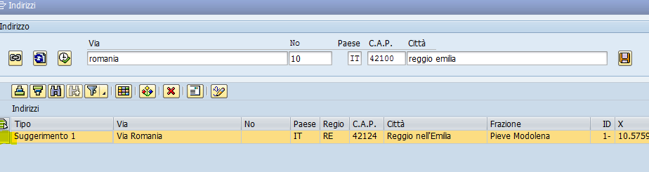 Si aprirà la seguente finestra: inserire i dati di propri interesse e SALVARE.