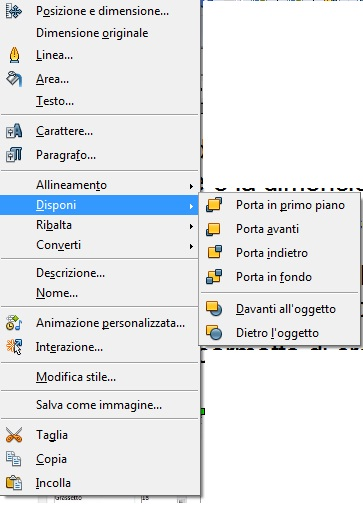 Ridefinire il layout diapositiva Formato presenta il comando Layout diapositiva che permette di ridefinire il layout modificando il precedente, mantenendo comunque tutto il testo già presente.