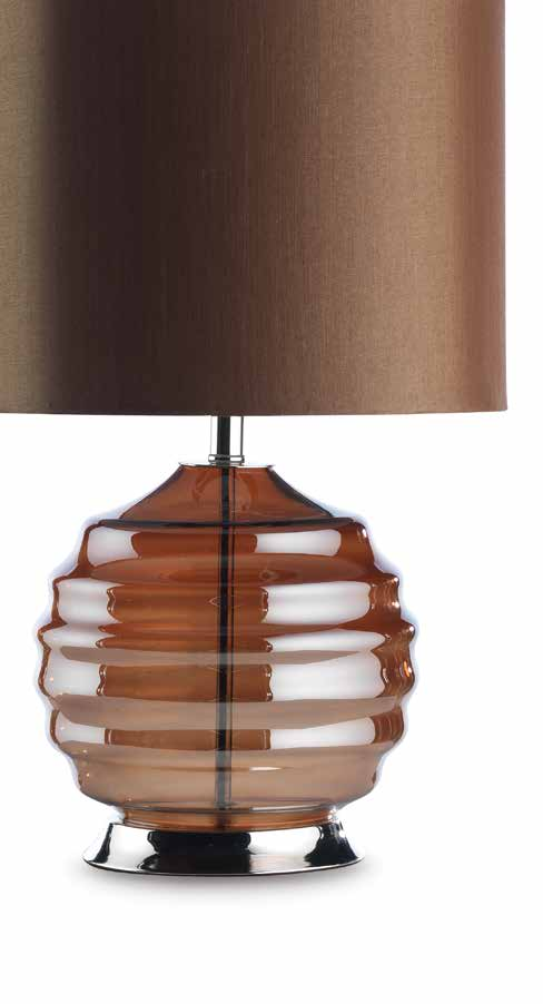 LAMPADE 51.11.0050 Lampada in vetro soffiato ambra Glass amber lamp cm h.