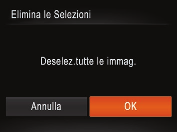 Scegliere un'immagine. Scorrere le immagini trascinando verso sinistra o verso destra, quindi toccare un'immagine per sceglierla. Viene visualiato [ ].