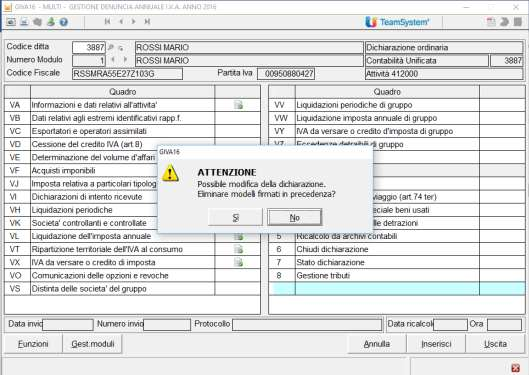 In caso di riapertura di un documento già firmato, il file Pdf non viene eliminato dall archivio ed alla successiva chiusura la procedura