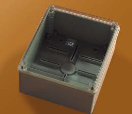 1SLC006011F0001 Caratteristiche tecniche - grado di protezione IP44 per scatole con coperchio a pressione e IP55 per scatole con coperchio avvitato - isolamento classe II - colore grigio RAL 7035 -