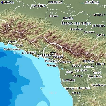 Localizzazione Il terremoto è stato localizzato dalla Rete Sismica Nazionale dell'ingv nel distretto sismico: