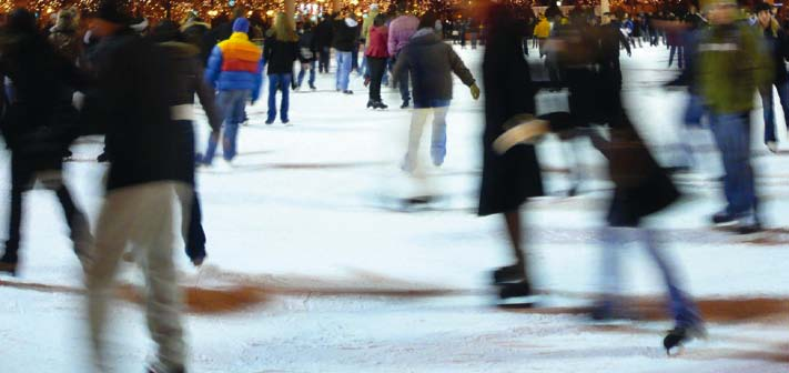 Pesaro on ice pista di pattinaggio su Ingresso a pagamento intero: 4,00 ingresso pista ridotto: 3,00 ingresso pista bimbi sotto i 120 cm noleggio pattini: 3,00 gruppi, famiglie, scuole (prezzi