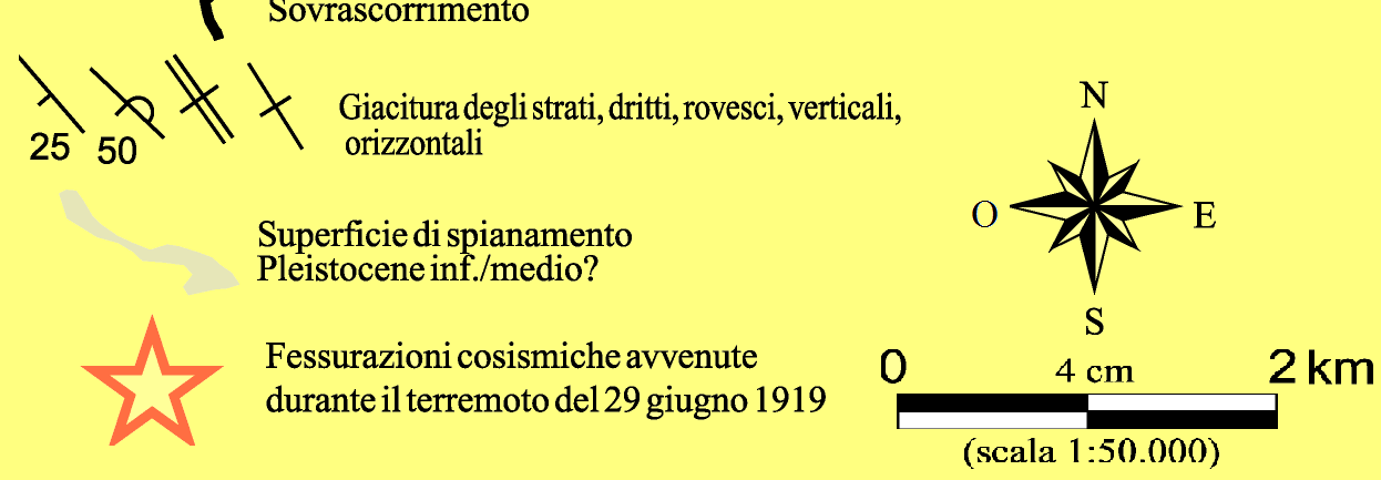 1. Contesto di riferimento del lavoro Stralcio Carta geologico-strutturale