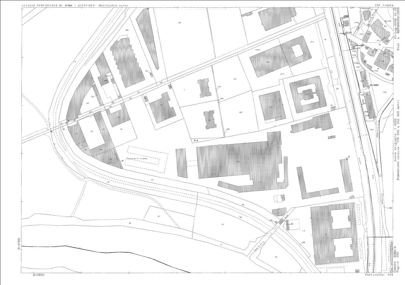 STABILIMENTO AMA Via Salaria,981 PROGETTO DEFINITIVO-RELAZIONE GENERALE Pag. 4 di 14 Il complesso immobiliare risulta inserito nel Piano Territoriale Paesistico ambito territoriale n.