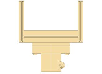 22 Codice 3773 Testata appoggio Ø 60.3 Poliammide Viteria in acciao inox AISI 304 Vedi Applicazione V/a 23 Codice 3774 Giunto Ø 60.3 Ø 42.