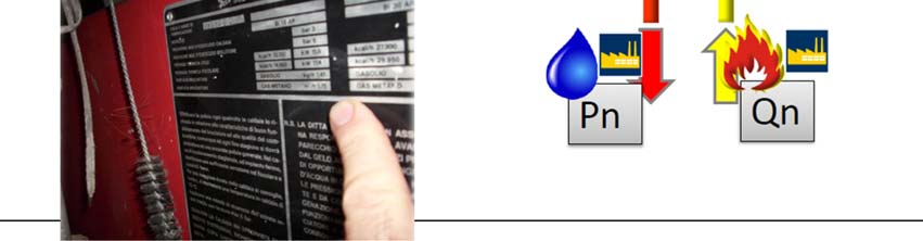 Caldaia: rendimento Br N c c N A S N Q Q l kj kg kj m kj le combustibi del calorifero potere P h l h kg h m le combustibi di oraria portata B B P focolare al Potenza Q