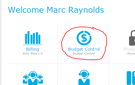 3 Budget Control per Billy Blue's Il modulo opzionale "Budget Control" permette a ogni utente di controllare il budget disponibile per le chiamate telefoniche durante un determinato periodo di tempo.