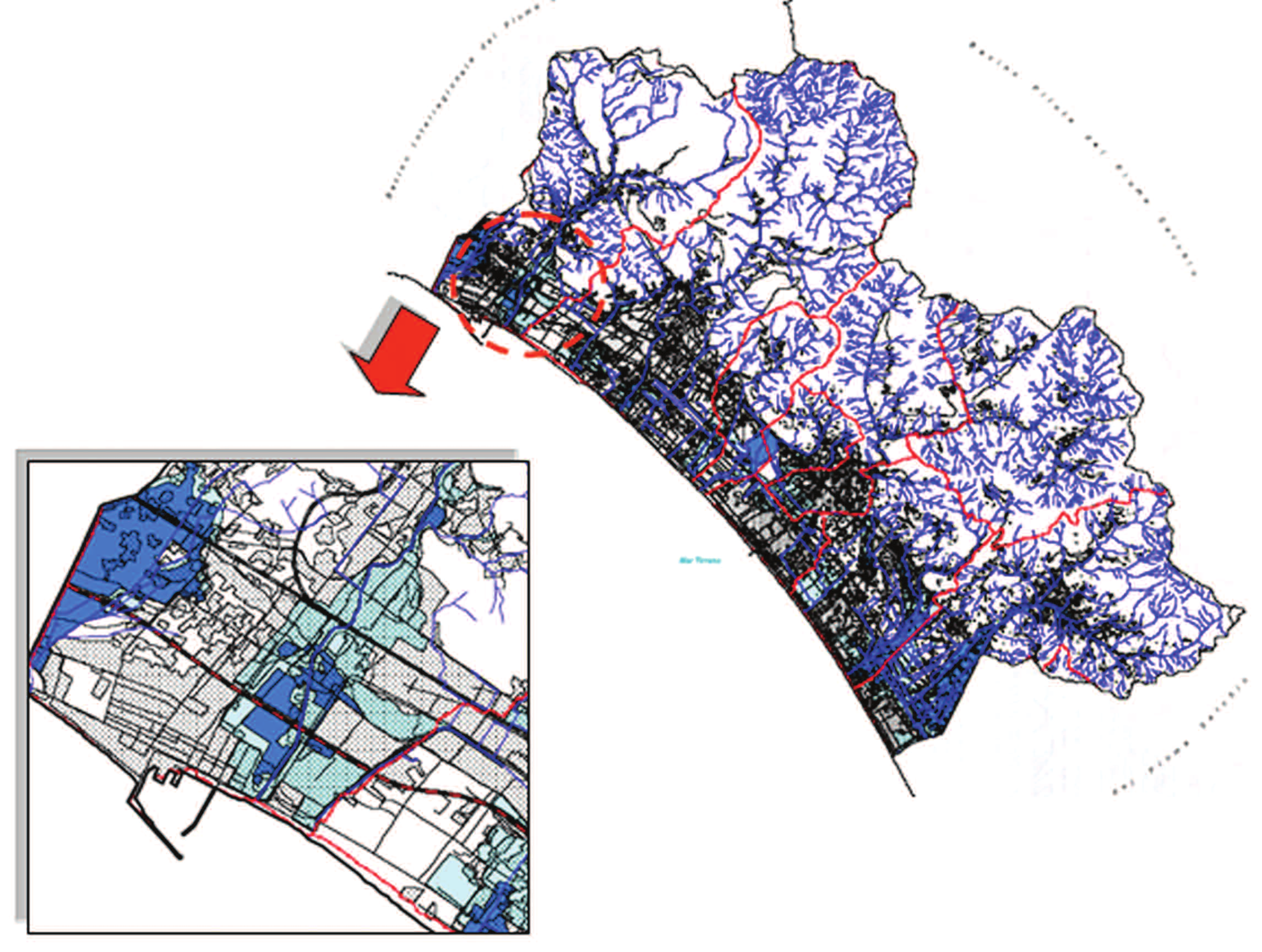 Ripristino Ambientale L inquadramento idraulico d area vasta Dal punto di vista idrografico, il torrente ricade all interno del bacino Regionale Toscana Nord.