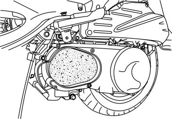 ISPEZIONE FILTRO ARIA Smontaggio: 1. Togliere le viti del coperchio. 2. Rimuovere il coperchio ed il filtro contenuto all interno della cassa. 3. Pulire o sostituire l elemento filtrante.