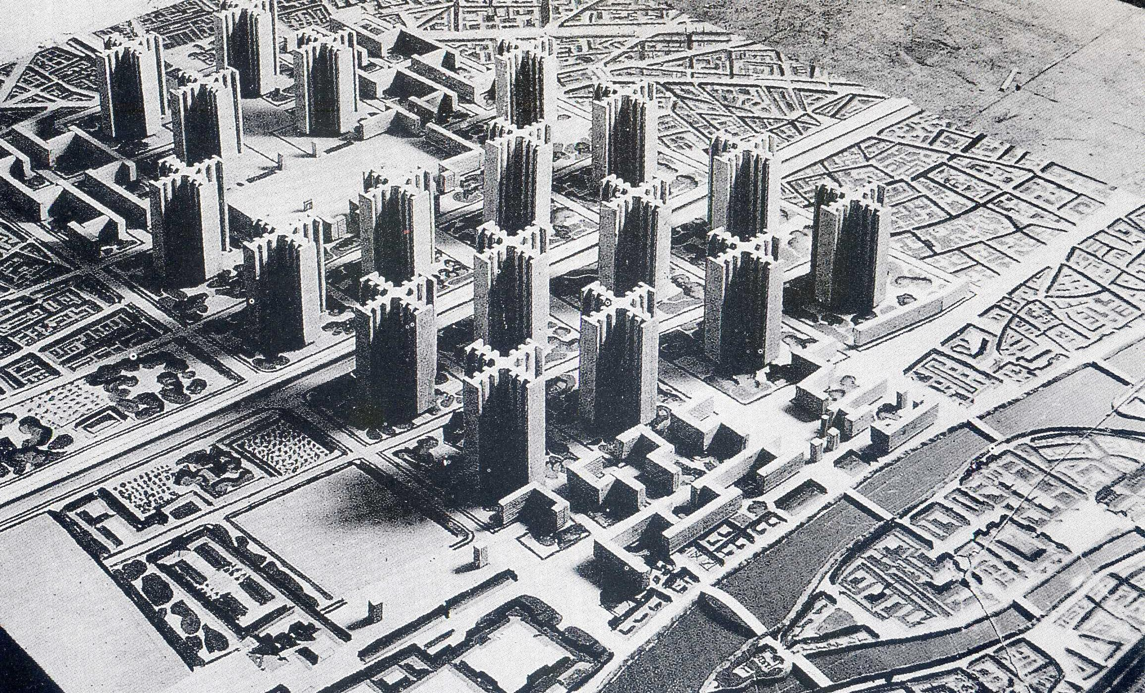 Le Corbusier: Plan Voisin per