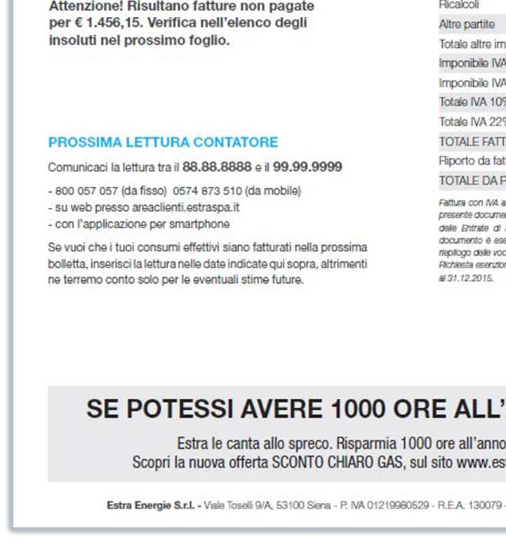 SCONTO GAS PAGINA 1 CODICE CLIENTE Identifica il tuo contratto di fornitura.