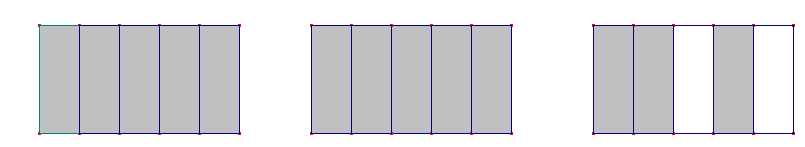 LE FRAZIONI numeratore denominatore Numeratore: numero delle parti da considerare (Numerator: number of the parts to be onsidered) Denominatore: numero di parti uguali in cui deve essere diviso l