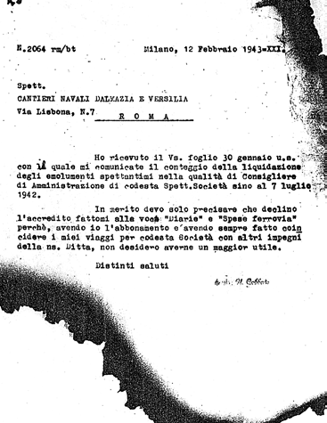 Ugo Gobbato La leggenda di un innovatore senza epoca Questo documento si è salvato dal bombardamento del 21 ottobre del 1944 Questo documento racchiude tutta l essenza della personalità ed etica dell