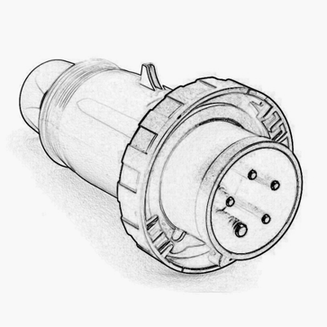 1 Alimentazione elettrica 1.1 - Collegamenti Il modello kubo 2 è dotato di un cavo di circa 1,5 metri alla cui estremità è montata una spina per la presa monofase domestica da 20V.