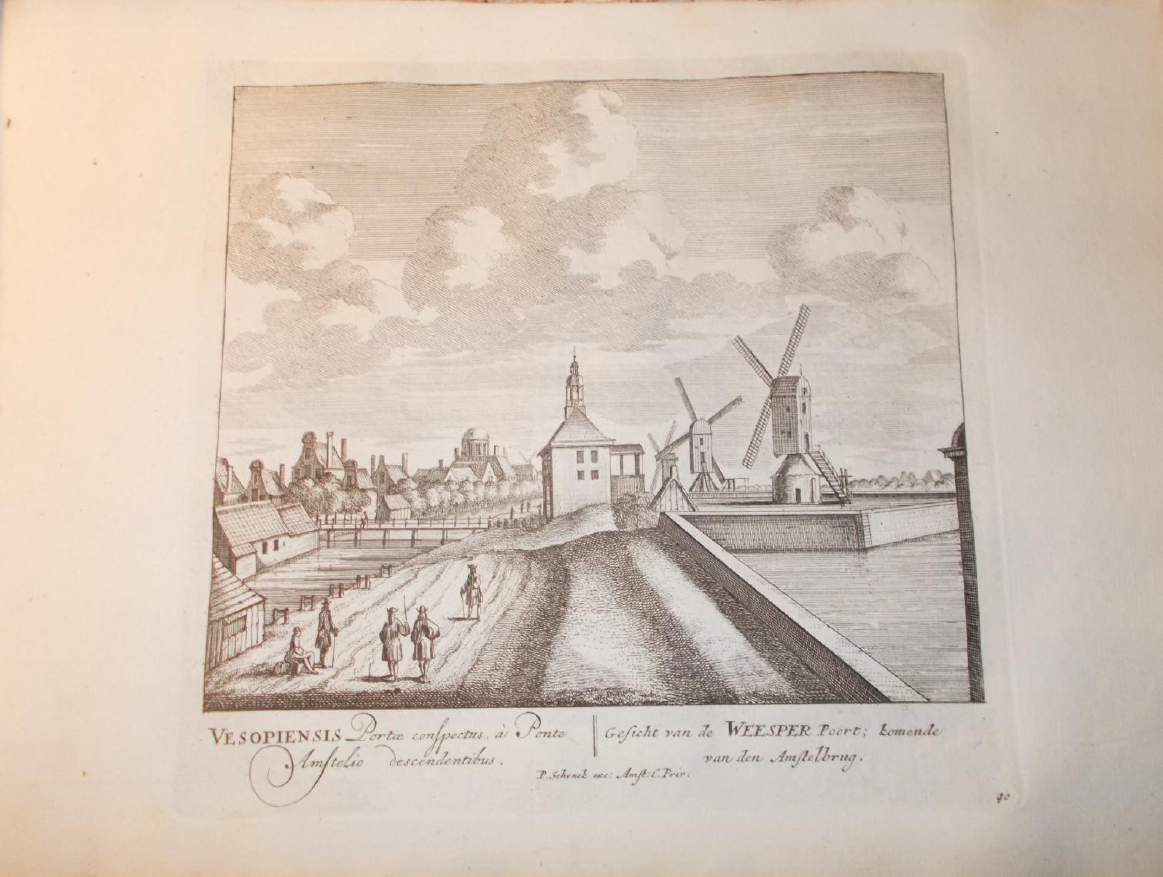 Petrus Van Schenk 100 Afbeeldinge der voornaamste Gebouwen van Amsterdam (100 remarkable scenes engraved by Petrus Schenk 1661-1715).