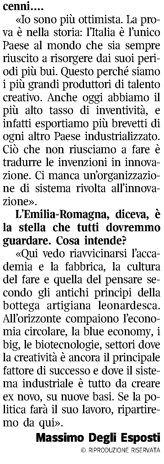 Settimanale Data Pagina Foglio 13-02-2017 1+7 1 / 2