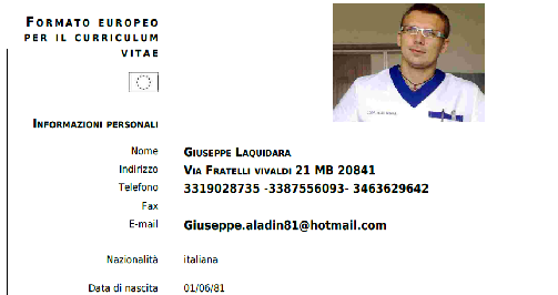 CARATE BRIANZA Date (da a) 01 febbraio 2014 A 31 OTTOBRE 2014 (fine contratto) Casa Di Riposo Per anziani ANNI AZZURRI SAN ROCCO MI.